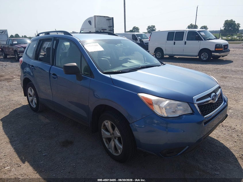 2015 Subaru Forester VIN JF2SJABC9FH421391 IAAI salvage auction — SIDE, Salvage (Pennsylvania), sold $1,425 on 2026-07-15 (photo 1)