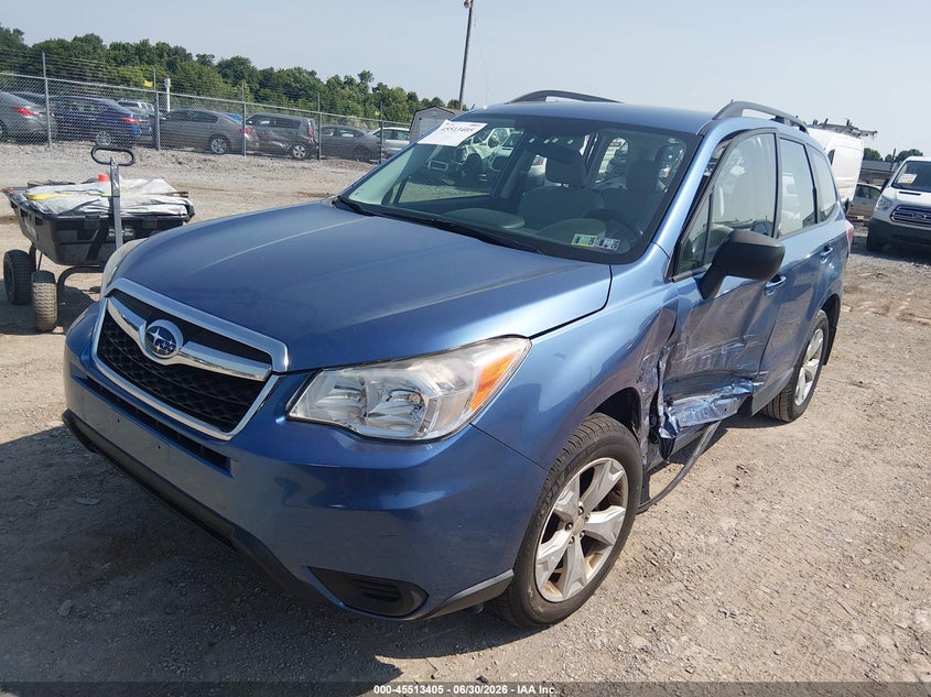 2015 Subaru Forester VIN JF2SJABC9FH421391 IAAI salvage auction — SIDE, Salvage (Pennsylvania), sold $1,425 on 2026-07-15 (photo 2)
