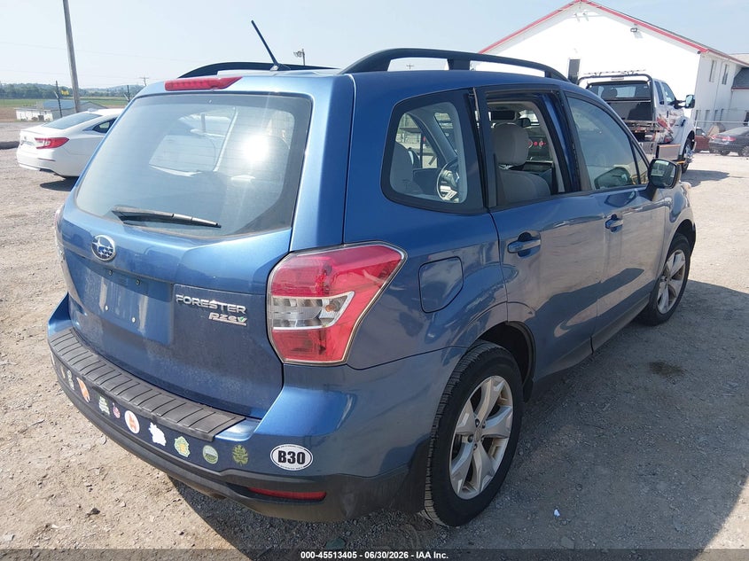 2015 Subaru Forester VIN JF2SJABC9FH421391 IAAI salvage auction — SIDE, Salvage (Pennsylvania), sold $1,425 on 2026-07-15 (photo 4)