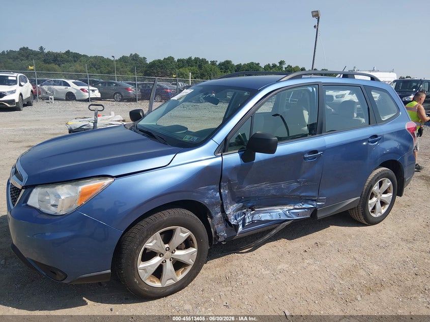 2015 Subaru Forester VIN JF2SJABC9FH421391 IAAI salvage auction — SIDE, Salvage (Pennsylvania), sold $1,425 on 2026-07-15 (photo 6)
