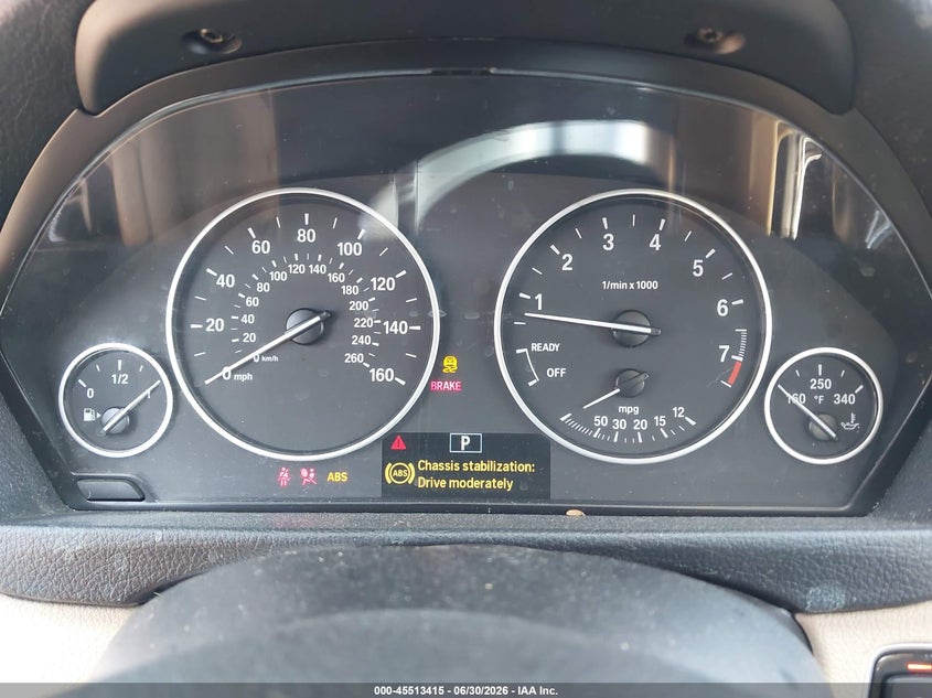 2014 BMW 3er VIN WBA3B3C50EJ980005 IAAI salvage auction — REAR END, Clear (Virginia), sold $2,000 on 2026-08-17 (photo 7)