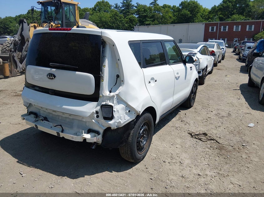2017 Kia Soul VIN KNDJN2A23H7493547 IAAI salvage auction — REAR END, Salvage (Massachusetts), sold $1,150 on 2026-07-28 (photo 4)