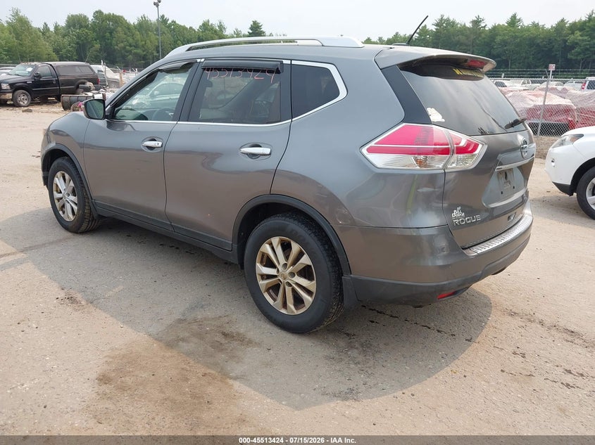 2015 Nissan Rogue VIN KNMAT2MVXFP554417 IAAI salvage auction — NORMAL WEAR, Nrc Lienholder Repossession Paperwork (New Hampshire), sold $25 on 2026-07-27 (photo 3)