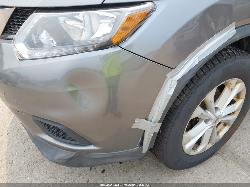 2015 Nissan Rogue VIN KNMAT2MVXFP554417 IAAI salvage auction — NORMAL WEAR, Nrc Lienholder Repossession Paperwork (New Hampshire), sold $25 on 2026-07-27 (photo 6)
