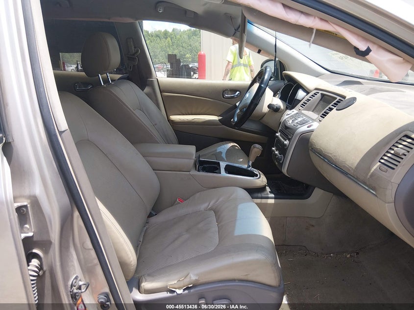 2009 Nissan Murano VIN JN8AZ18U59W018001 IAAI salvage auction — FRONT & REAR, Salvage (Alabama), sold $25 on 2026-07-29 (photo 5)