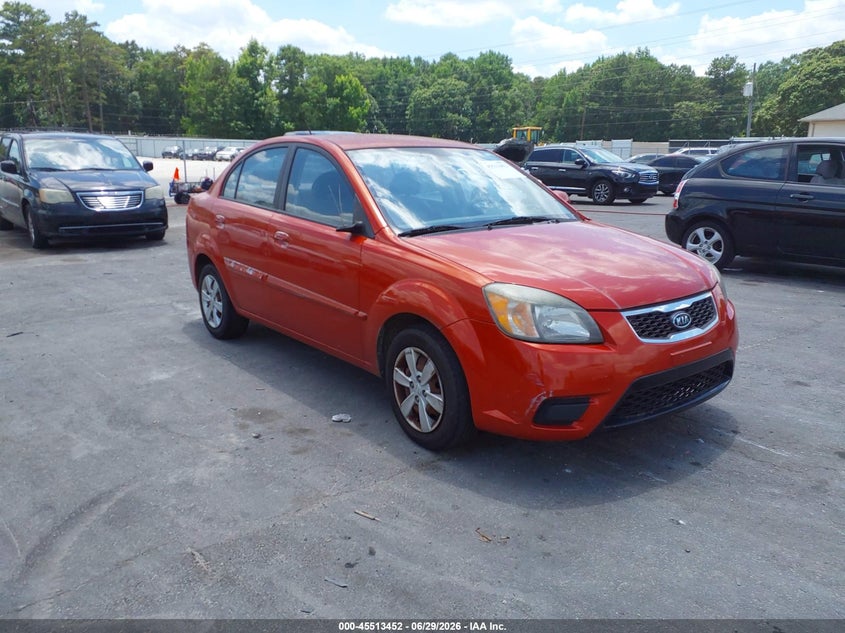 2011 Kia Rio VIN KNADH4A39B6731369 IAAI salvage auction — NORMAL WEAR, Clear, sold $225 on 2026-07-22 (photo 1)