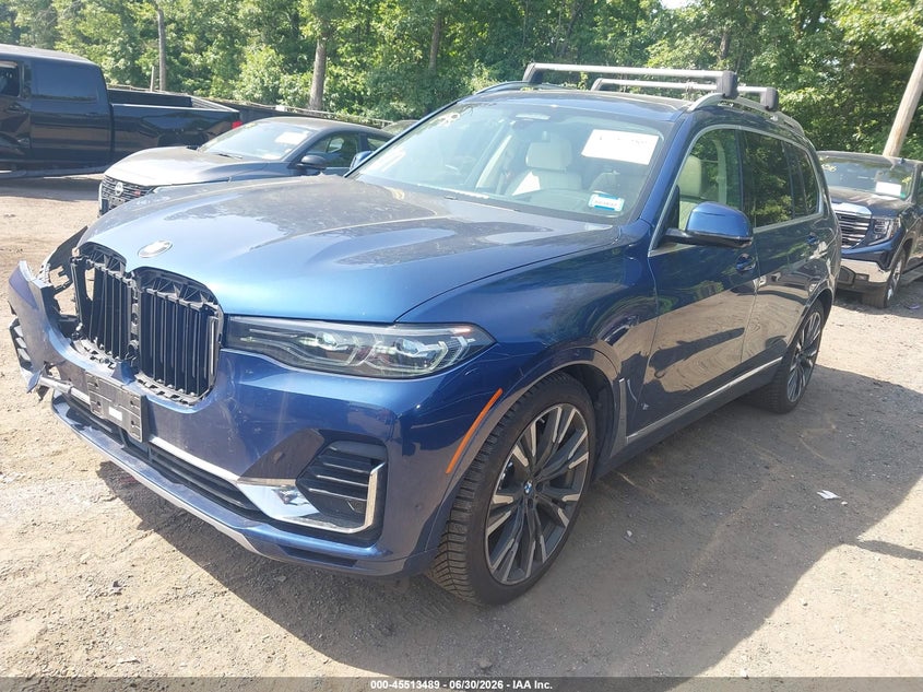 2020 BMW X7 VIN 5UXCW2C05L9A01858 IAAI salvage auction — FRONT END, Salvage Title, sold $75 on 2026-07-29 (photo 2)