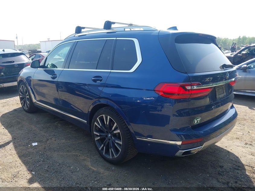 2020 BMW X7 VIN 5UXCW2C05L9A01858 IAAI salvage auction — FRONT END, Salvage Title, sold $75 on 2026-07-29 (photo 3)