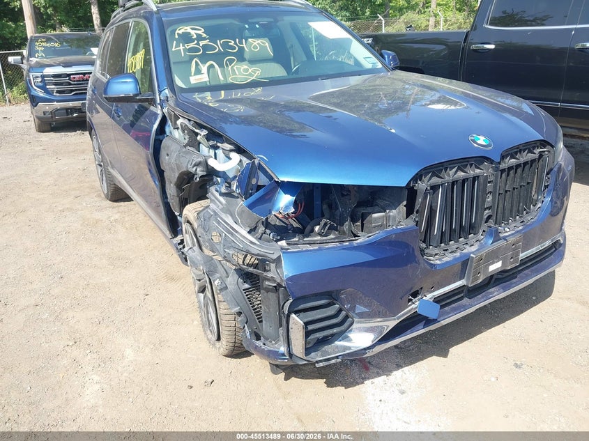 2020 BMW X7 VIN 5UXCW2C05L9A01858 IAAI salvage auction — FRONT END, Salvage Title, sold $75 on 2026-07-29 (photo 6)