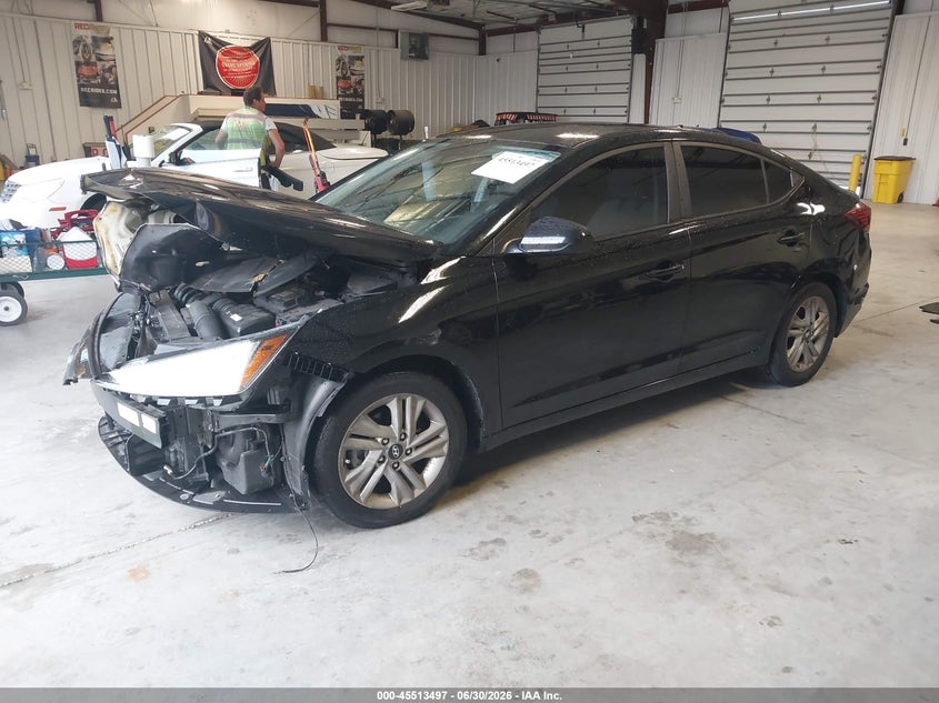 2019 Hyundai Elantra VIN KMHD84LF4KU843367 IAAI salvage auction — FRONT END, Salvage Title, sold $850 on 2026-07-23 (photo 2)
