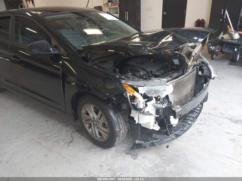 2019 Hyundai Elantra VIN KMHD84LF4KU843367 IAAI salvage auction — FRONT END, Salvage Title, sold $850 on 2026-07-23 (photo 6)
