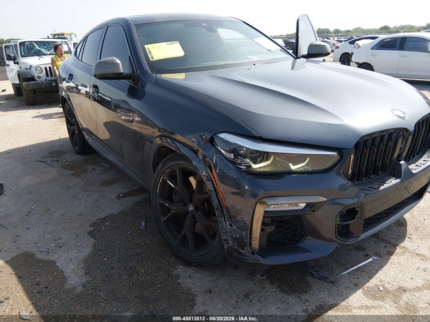 2020 BMW X6 VIN 5UXCY8C07LLE40320 IAAI salvage auction — FRONT END, Salvage Title, sold $19,900 on 2026-10-06 (photo 6)