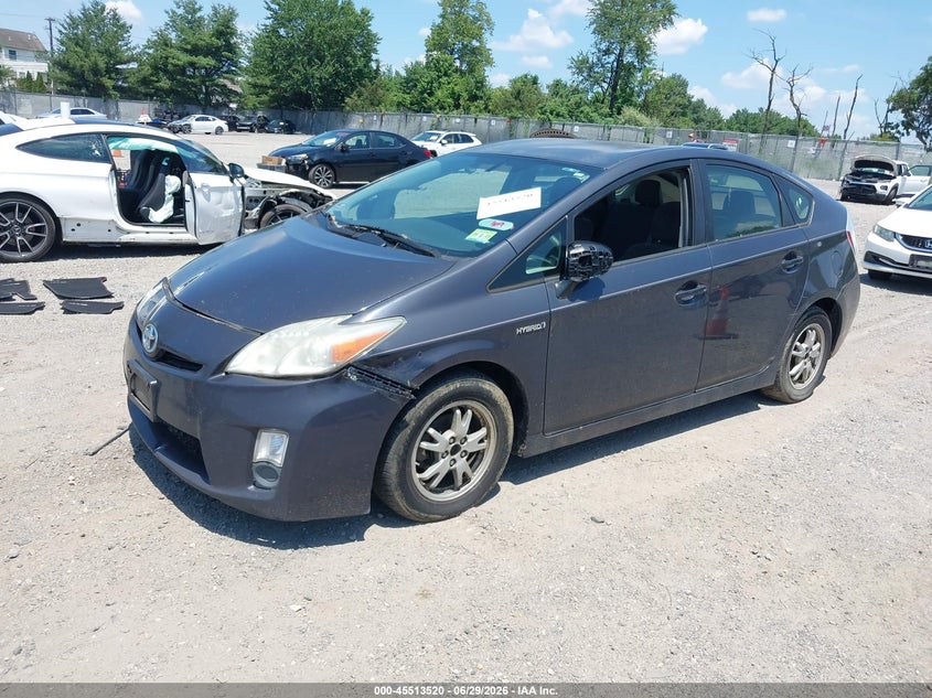 2010 Toyota Prius VIN JTDKN3DUXA1086423 IAAI salvage auction — NORMAL WEAR, Clear (New Jersey), sold $675 on 2026-07-21 (photo 2)