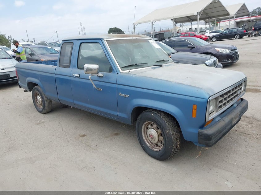 1986 Ford Ranger VIN 1FTCR14A4GPA64300 IAAI salvage auction — NORMAL WEAR, Clear - Dealer Only (California), sold $1,175 on 2026-07-08 (photo 1)