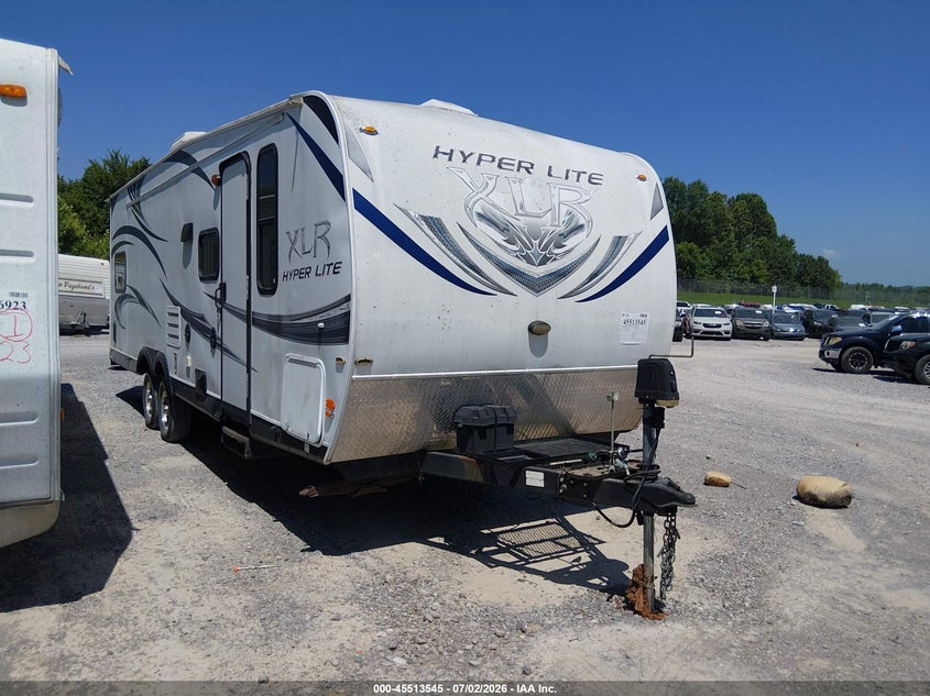 2013 Forest river Travel trlr VIN 4X4TX1C29D5156158 IAAI salvage auction — SIDE, Salvage (Tennessee), sold $1,550 on 2026-09-16 (photo 1)