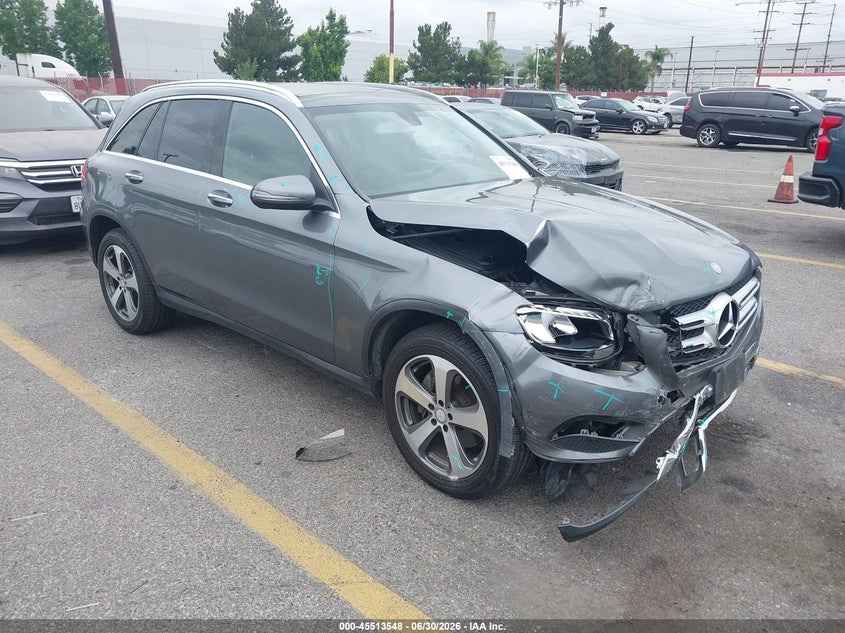 2016 Mercedes-benz Glc VIN WDC0G4JB5GF061915 IAAI salvage auction — RIGHT FRONT, Salvage (California), sold $3,000 on 2026-07-14 (photo 1)