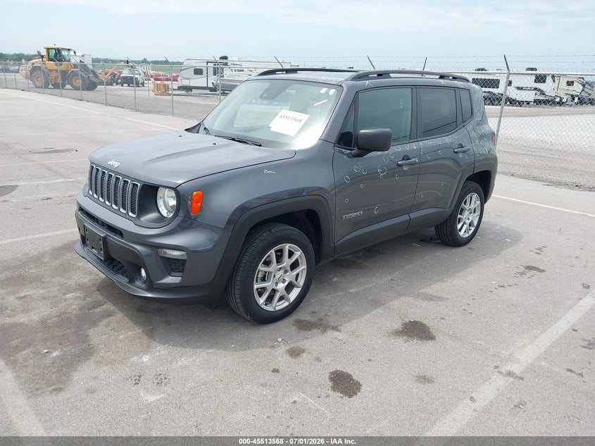 2023 Jeep Renegade VIN ZACNJDB18PPP42633 IAAI salvage auction — HAIL, Salvage Title, sold $500 on 2026-07-30 (photo 2)