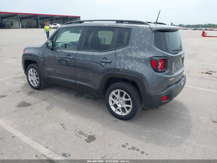 2023 Jeep Renegade VIN ZACNJDB18PPP42633 IAAI salvage auction — HAIL, Salvage Title, sold $500 on 2026-07-30 (photo 3)