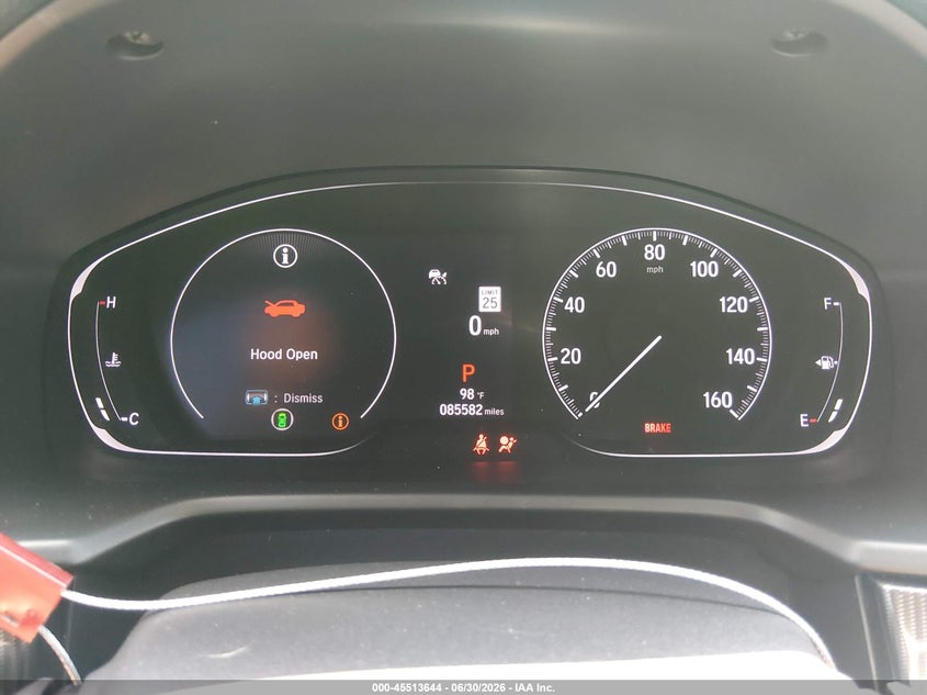 2022 Honda Accord VIN 1HGCV1F3XNA008468 IAAI salvage auction — SIDE, Salvage Title, sold $7,400 on 2026-07-29 (photo 7)
