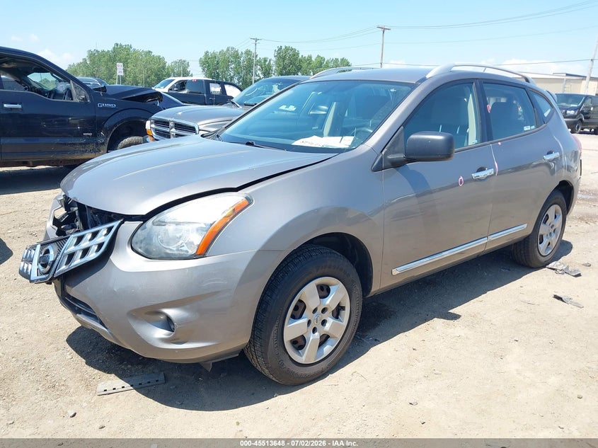 2014 Nissan Rogue VIN JN8AS5MVXEW712090 IAAI salvage auction — FRONT END, Salvage Title, sold $250 on 2026-07-22 (photo 2)