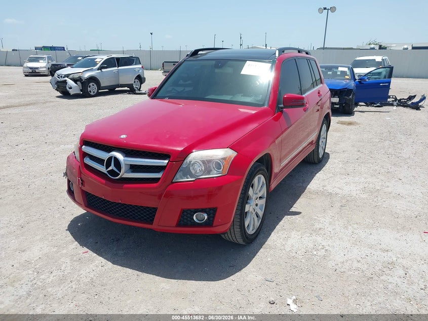 2012 Mercedes-benz Glk-klasse VIN WDCGG5GB6CF896900 IAAI salvage auction — RIGHT FRONT, Salvage Title, sold $2,850 on 2026-07-29 (photo 2)