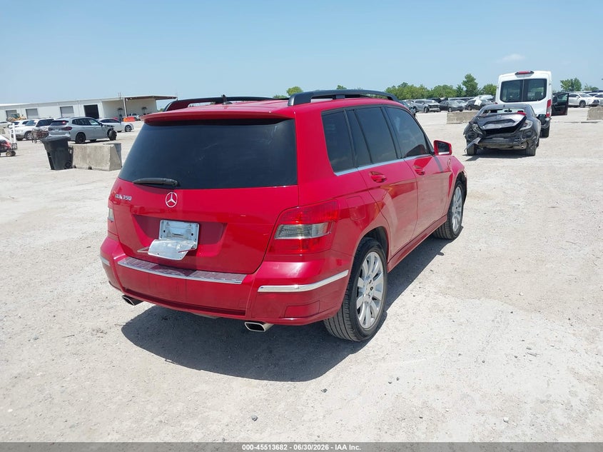 2012 Mercedes-benz Glk-klasse VIN WDCGG5GB6CF896900 IAAI salvage auction — RIGHT FRONT, Salvage Title, sold $2,850 on 2026-07-29 (photo 4)