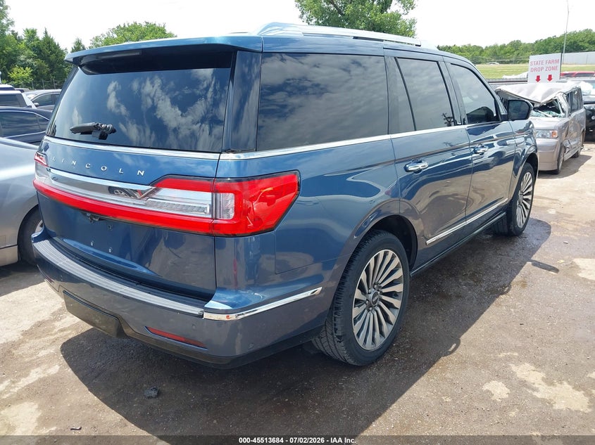 2018 Lincoln Navigator VIN 5LMJJ2LT4JEL12502 IAAI salvage auction — HAIL, Salvage Title, sold $16,600 on 2026-09-30 (photo 4)