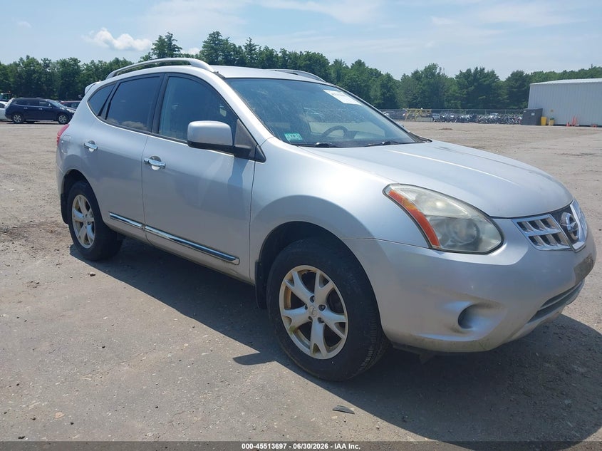 2011 Nissan Rogue VIN JN8AS5MV0BW668564 IAAI salvage auction — NORMAL WEAR, Clear (Massachusetts), sold $425 on 2026-07-31 (photo 1)