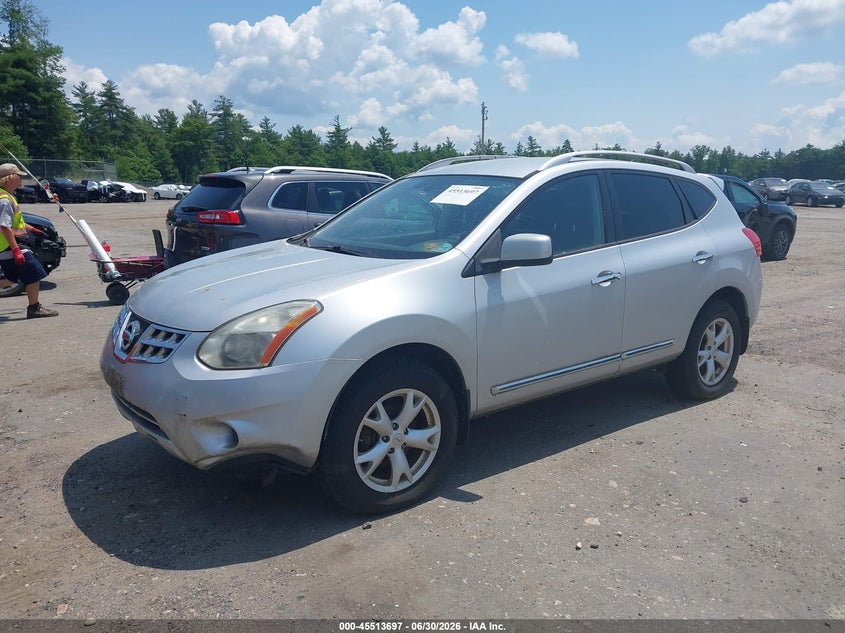 2011 Nissan Rogue VIN JN8AS5MV0BW668564 IAAI salvage auction — NORMAL WEAR, Clear (Massachusetts), sold $425 on 2026-07-31 (photo 2)
