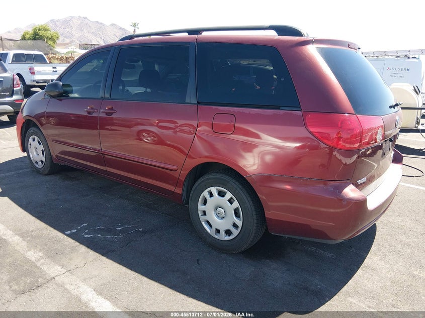 2008 Toyota Sienna VIN 5TDZK23C28S203676 IAAI salvage auction — FRONT END, Salvage (Nevada), sold $550 on 2026-07-10 (photo 3)