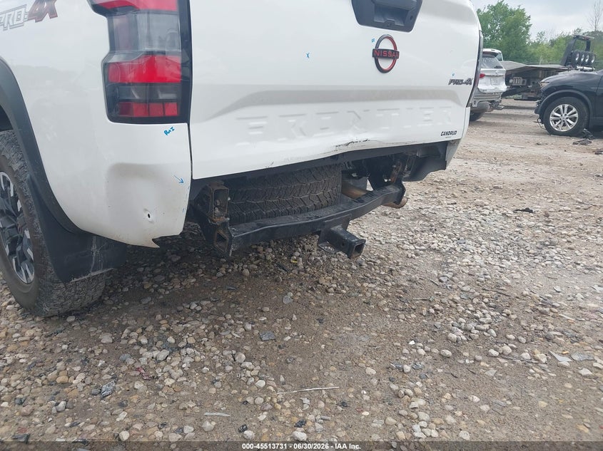 2022 Nissan Navara (frontier) VIN 1N6ED1EK9NN650317 IAAI salvage auction — REAR END, Salvage Title, sold $10,900 on 2026-07-24 (photo 6)