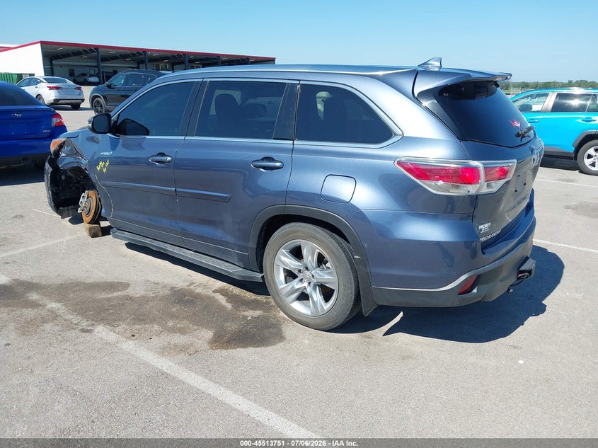 2014 Toyota Highlander VIN 5TDDCRFH7ES006781 IAAI salvage auction — LEFT FRONT, Certificate Of Title (Nebraska), sold $9,000 on 2026-07-24 (photo 3)