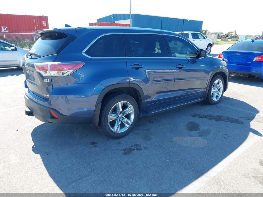 2014 Toyota Highlander VIN 5TDDCRFH7ES006781 IAAI salvage auction — LEFT FRONT, Certificate Of Title (Nebraska), sold $9,000 on 2026-07-24 (photo 4)