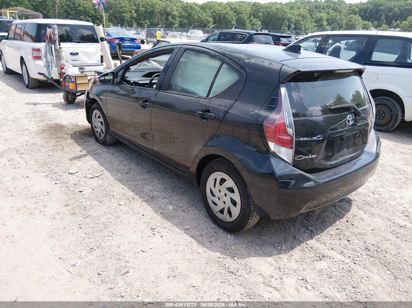 2016 Toyota Prius c VIN JTDKDTB32G1120778 IAAI salvage auction — FRONT END, Clear (Wisconsin), sold $700 on 2026-07-29 (photo 3)