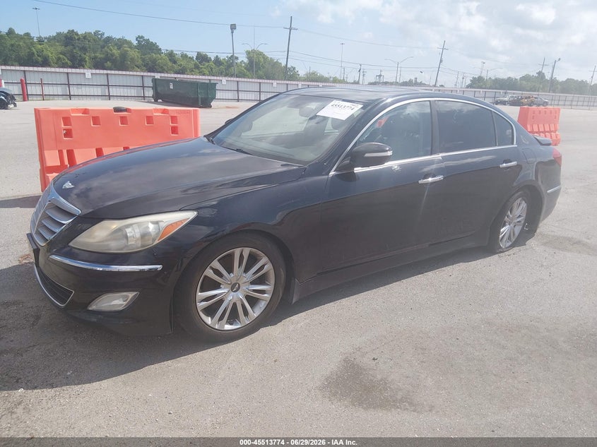 2014 Hyundai Genesis VIN KMHGC4DD0EU259626 IAAI salvage auction — SIDE, Permit To Sell (Louisiana), sold $625 on 2026-07-29 (photo 2)