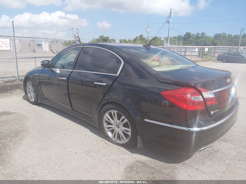 2014 Hyundai Genesis VIN KMHGC4DD0EU259626 IAAI salvage auction — SIDE, Permit To Sell (Louisiana), sold $625 on 2026-07-29 (photo 3)
