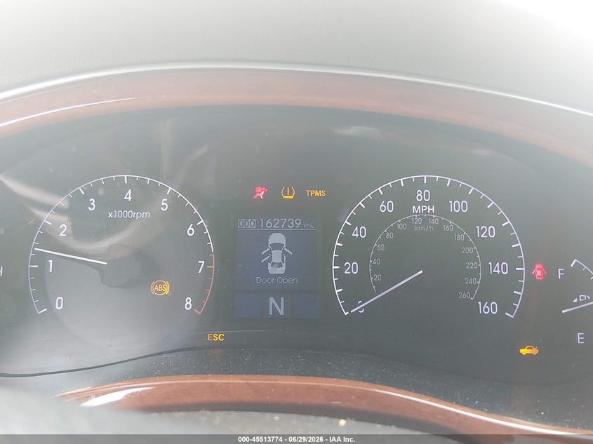 2014 Hyundai Genesis VIN KMHGC4DD0EU259626 IAAI salvage auction — SIDE, Permit To Sell (Louisiana), sold $625 on 2026-07-29 (photo 7)