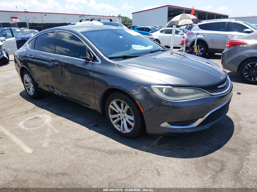 2015 Chrysler 200 VIN 1C3CCCAB7FN705366 IAAI salvage auction — SIDE, Salvage (South Carolina), sold $1,000 on 2026-09-02 (photo 1)