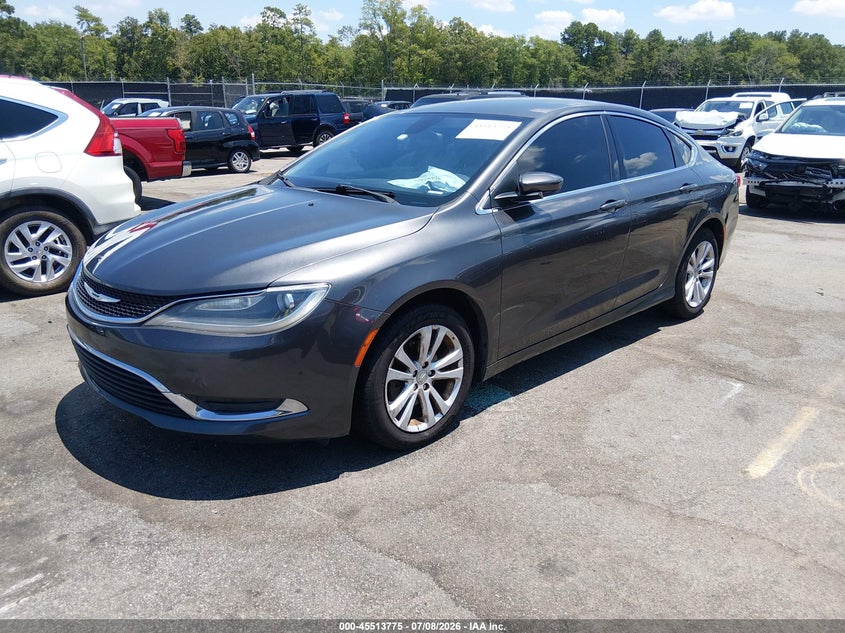 2015 Chrysler 200 VIN 1C3CCCAB7FN705366 IAAI salvage auction — SIDE, Salvage (South Carolina), sold $1,000 on 2026-09-02 (photo 2)