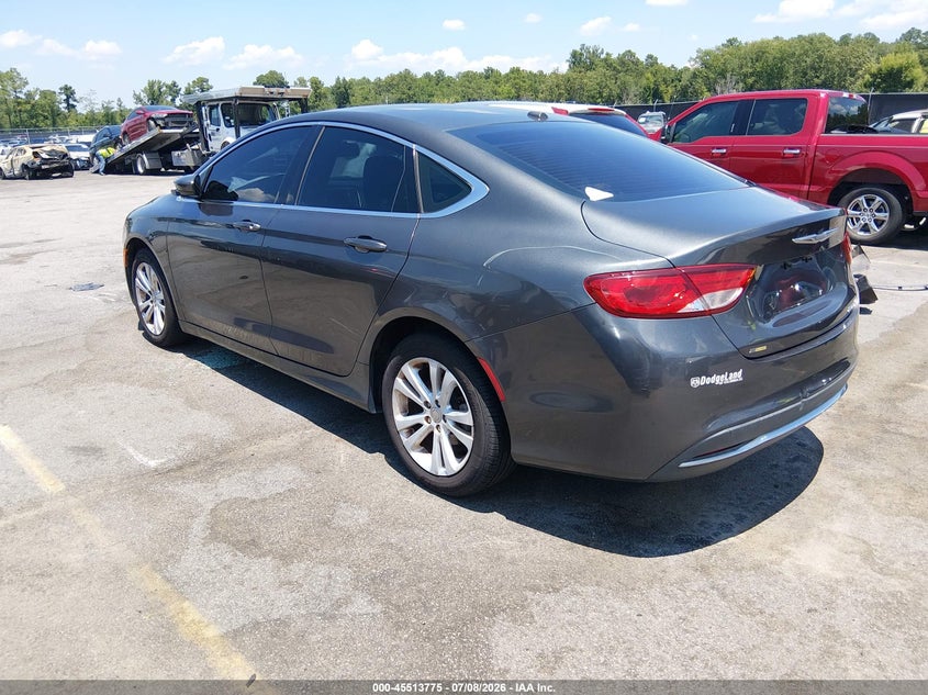 2015 Chrysler 200 VIN 1C3CCCAB7FN705366 IAAI salvage auction — SIDE, Salvage (South Carolina), sold $1,000 on 2026-09-02 (photo 3)