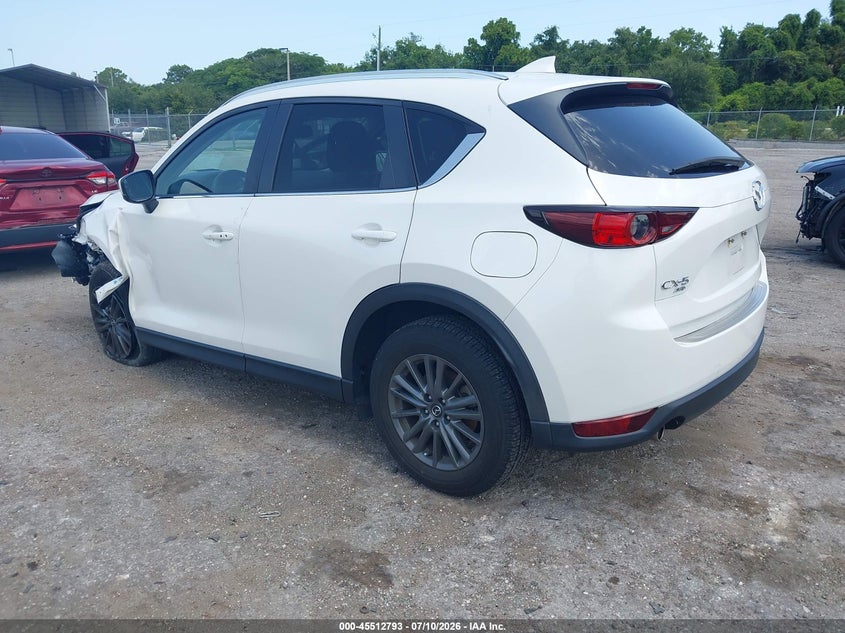 2021 Mazda Cx-5 VIN JM3KFBCM0M1430197 IAAI salvage auction — LEFT FRONT, Rebuildable (Florida), sold $3,550 on 2026-07-30 (photo 3)