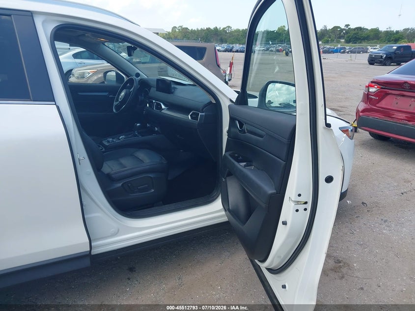 2021 Mazda Cx-5 VIN JM3KFBCM0M1430197 IAAI salvage auction — LEFT FRONT, Rebuildable (Florida), sold $3,550 on 2026-07-30 (photo 5)
