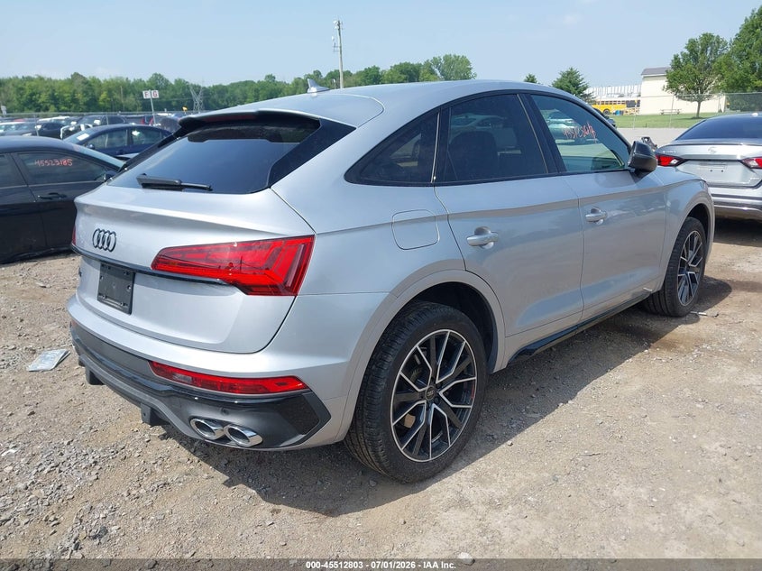 2024 Audi Sq5 sportback VIN WA124AFY5R2114250 IAAI salvage auction — LEFT SIDE, Mv-907A (New York), sold $17,500 on 2026-08-17 (photo 4)