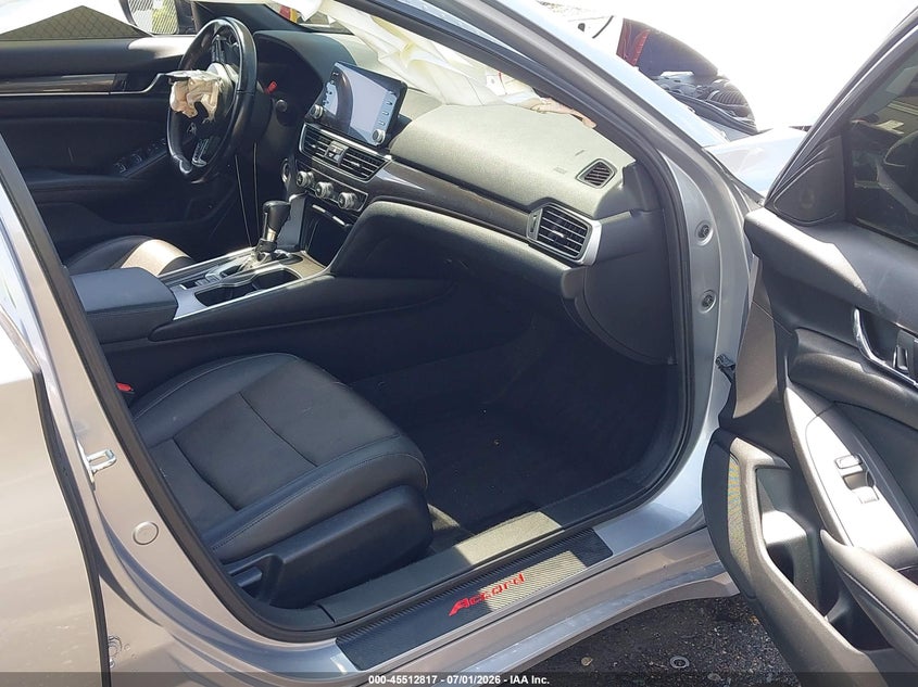 2022 Honda Accord VIN 1HGCV1F3XNA026551 IAAI salvage auction — FRONT END, Rebuildable (Florida), sold $4,650 on 2026-07-25 (photo 5)
