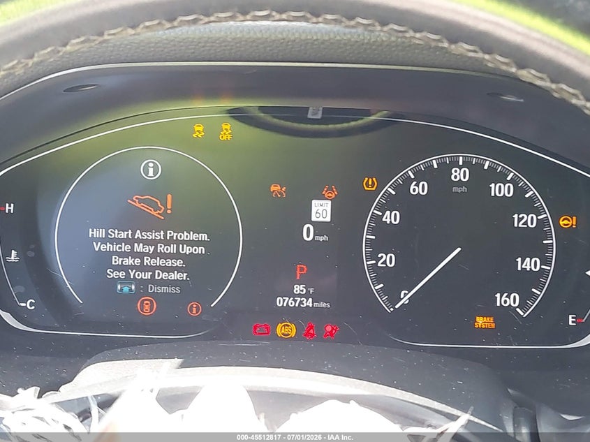 2022 Honda Accord VIN 1HGCV1F3XNA026551 IAAI salvage auction — FRONT END, Rebuildable (Florida), sold $4,650 on 2026-07-25 (photo 7)