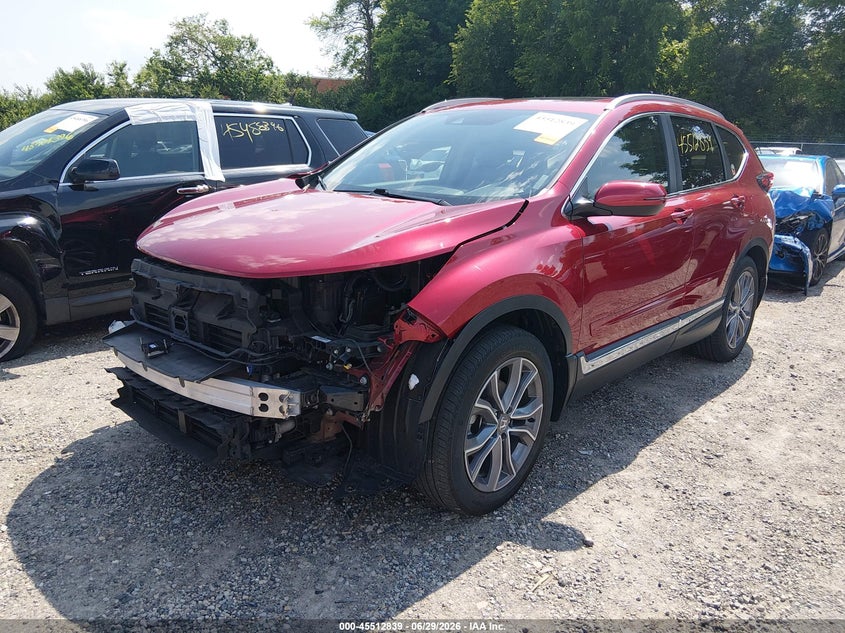 2022 Honda Cr-v VIN 7FARW2H95NE045906 IAAI salvage auction — FRONT END, Salvage Title, sold $10,100 on 2026-07-28 (photo 2)