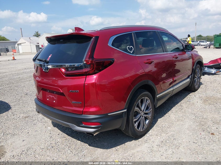 2022 Honda Cr-v VIN 7FARW2H95NE045906 IAAI salvage auction — FRONT END, Salvage Title, sold $10,100 on 2026-07-28 (photo 4)