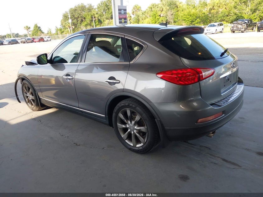 2012 Infiniti Ex VIN JN1AJ0HP6CM400874 IAAI salvage auction — FRONT END, Rebuildable (Florida), sold $25 on 2026-07-29 (photo 3)