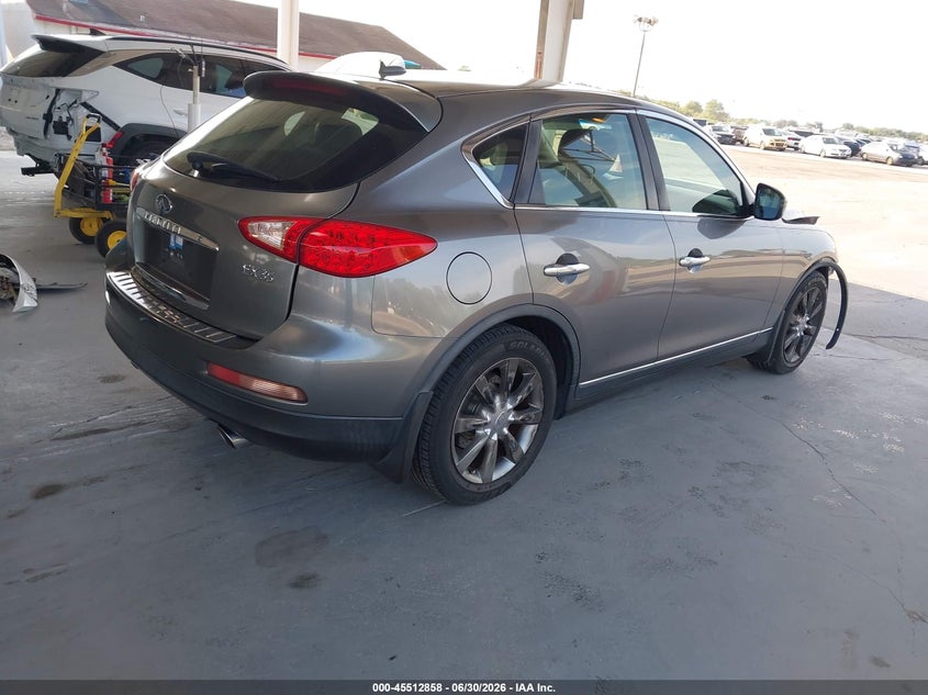 2012 Infiniti Ex VIN JN1AJ0HP6CM400874 IAAI salvage auction — FRONT END, Rebuildable (Florida), sold $25 on 2026-07-29 (photo 4)