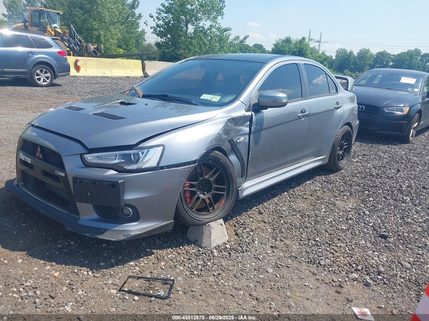 2015 Mitsubishi Lancer evolution VIN JA32W7FV1FU028439 IAAI salvage auction — NORMAL WEAR, Clear (New York), sold $13,100 on 2026-07-07 (photo 2)